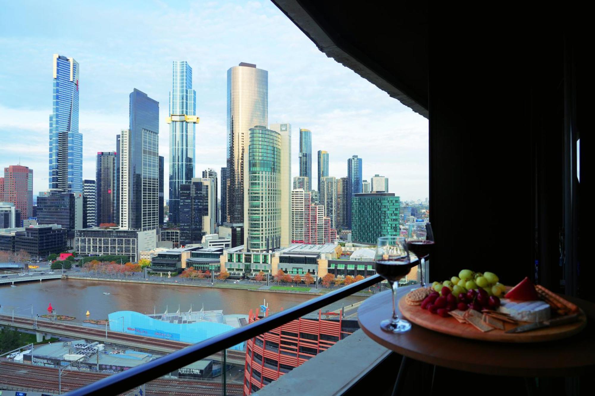 Aura On Flinders Serviced Apartments Melbourne Exteriér fotografie