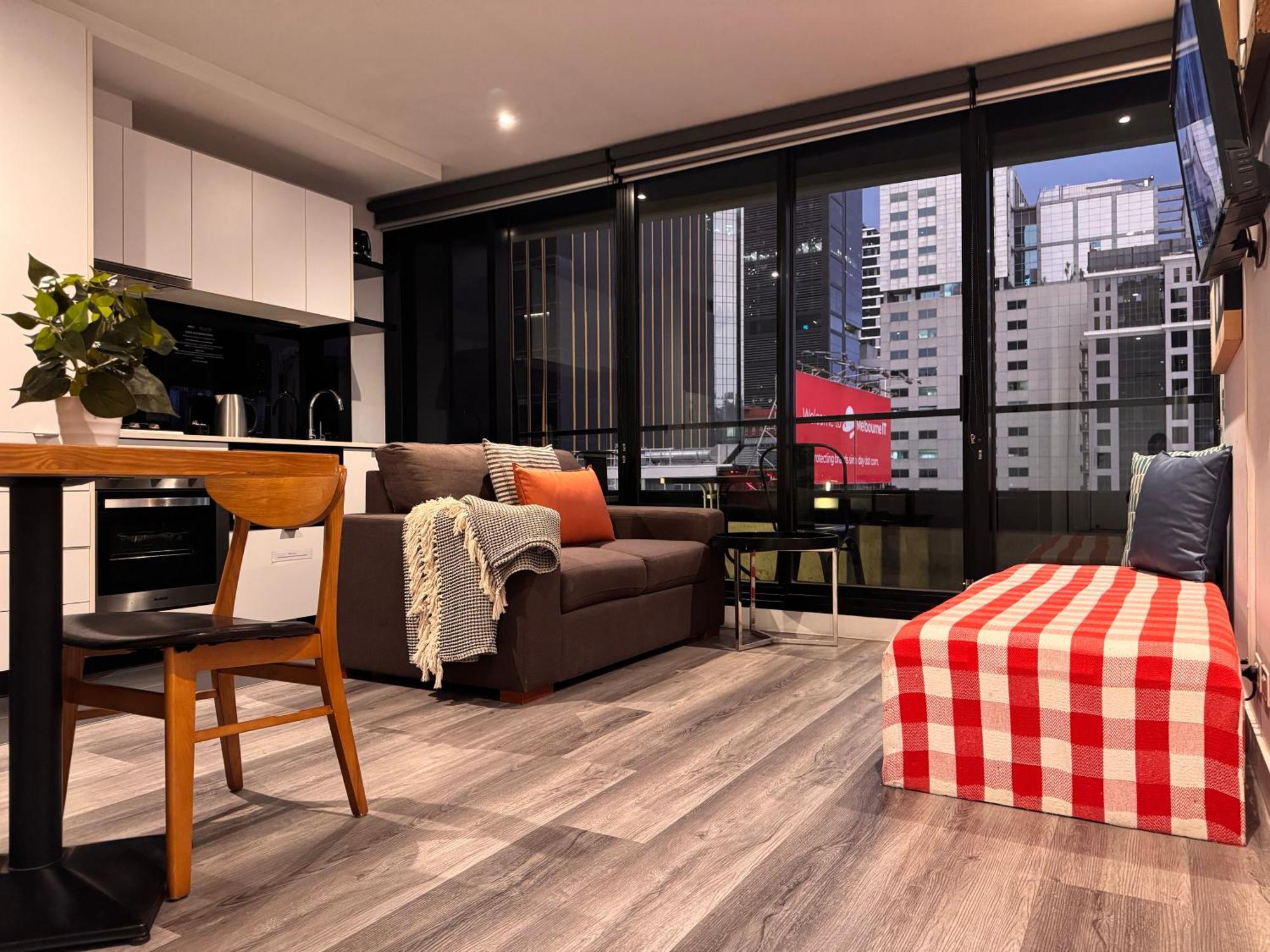Aura On Flinders Serviced Apartments Melbourne Exteriér fotografie