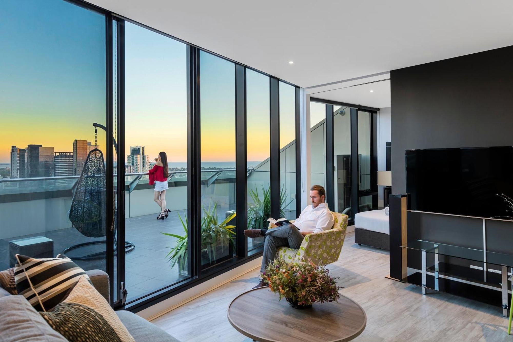 Aura On Flinders Serviced Apartments Melbourne Exteriér fotografie