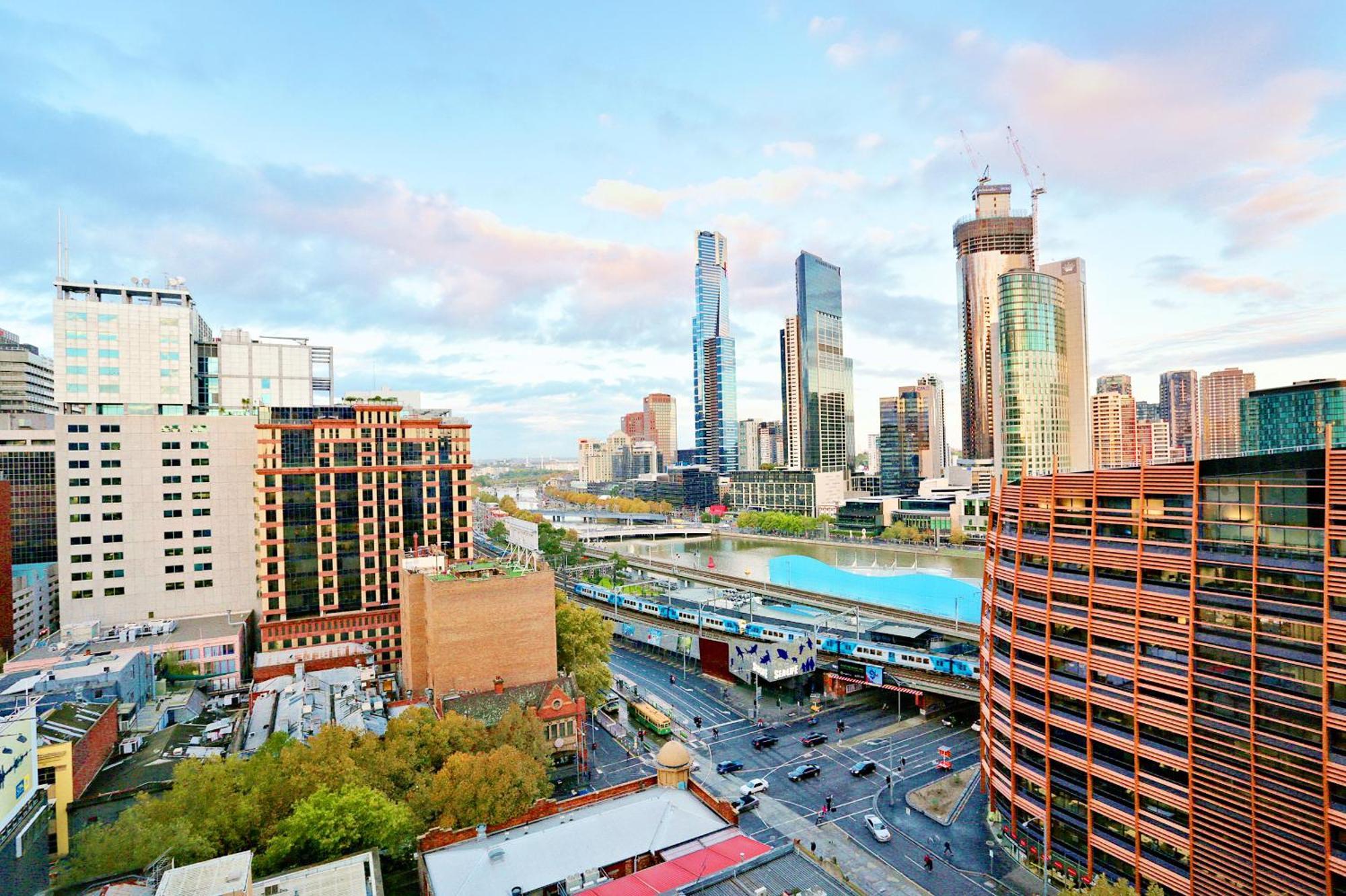 Aura On Flinders Serviced Apartments Melbourne Exteriér fotografie