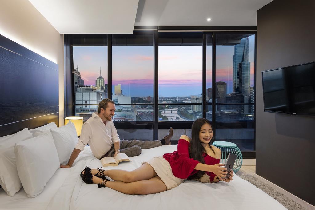 Aura On Flinders Serviced Apartments Melbourne Exteriér fotografie